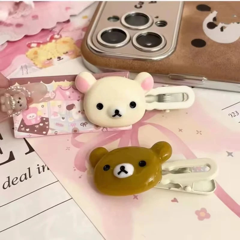 Cute Bear Hair Clips