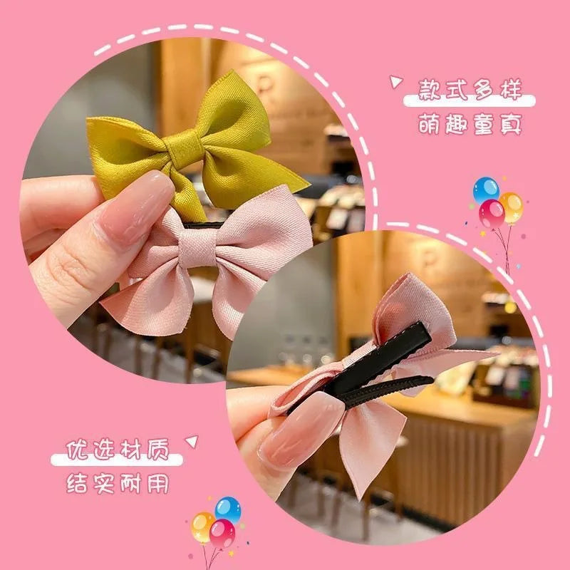 Ribbon Bow Hair Clips (2 Pack)
