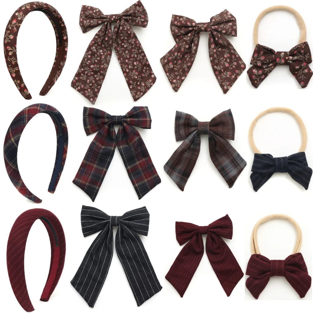 Floral Hair Bow Collection