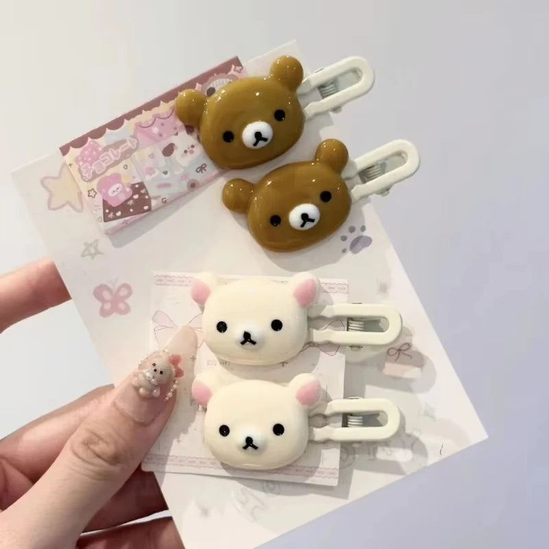 Cute Bear Hair Clips