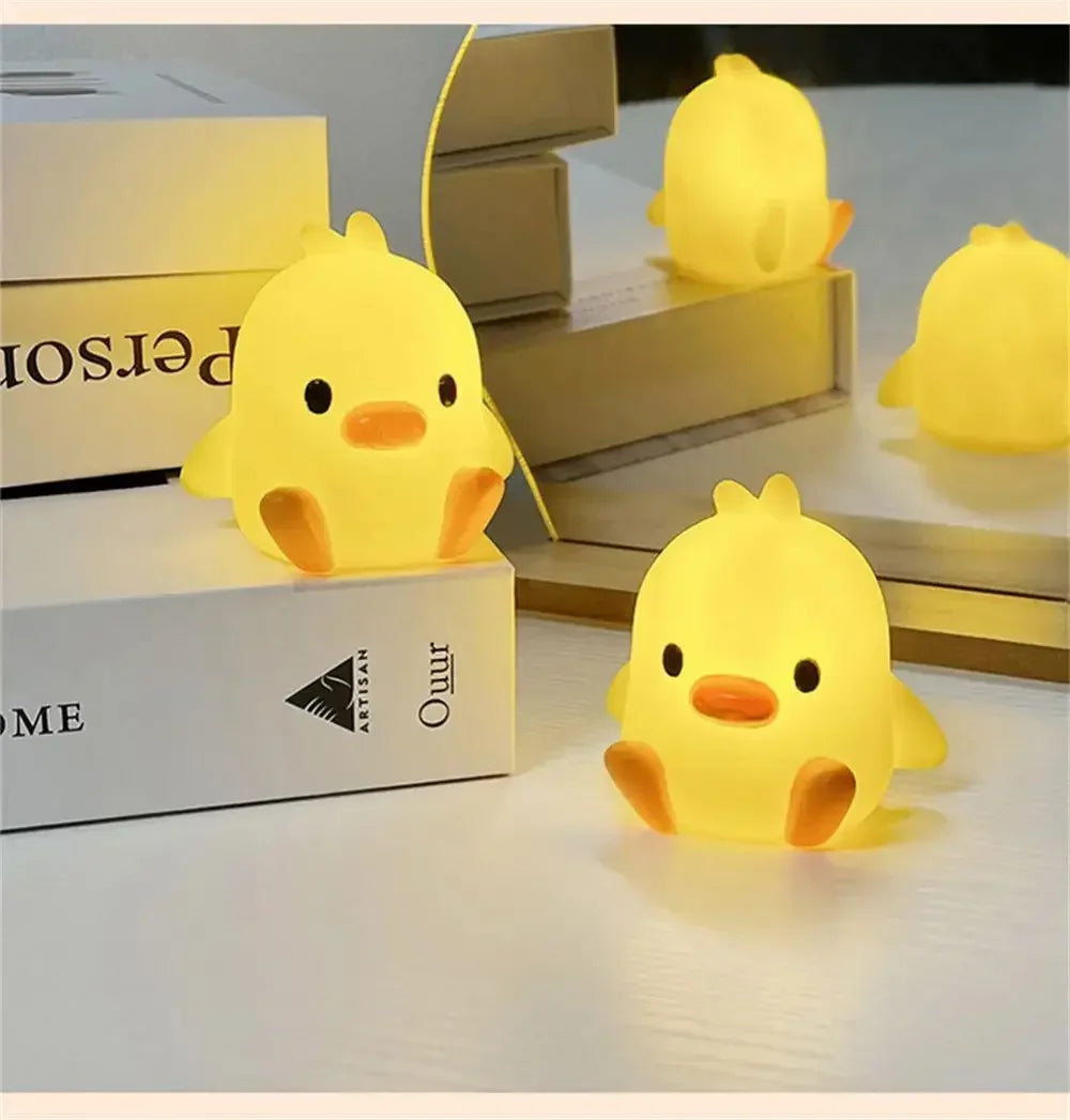 Cute Duck & Moon Night Light