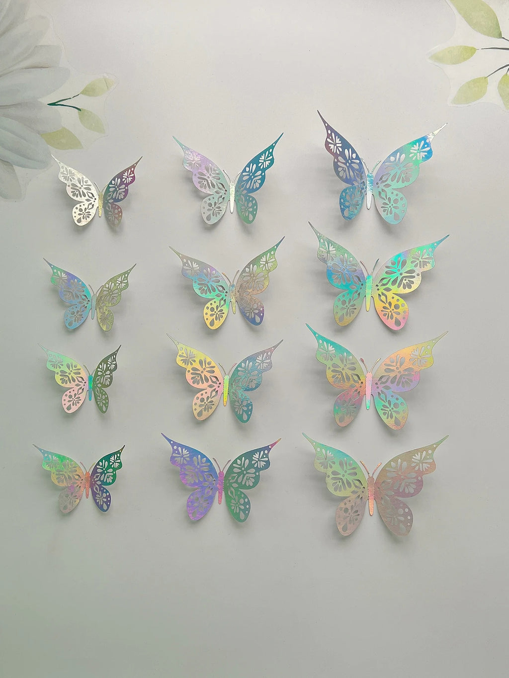 3D Butterfly Wall Decals – 12 Pack