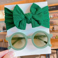 Bow Headband & Sunglasses Set