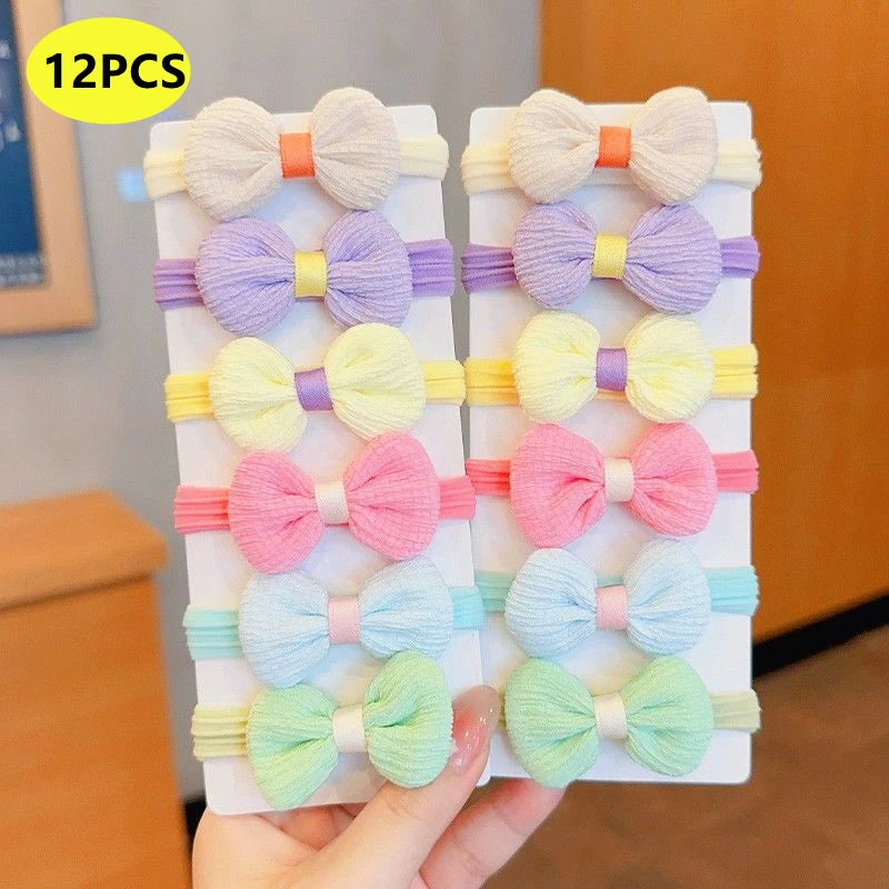 Flower Elastic Hair Ties Set