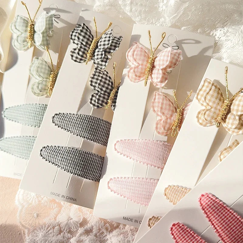 Crochet Butterfly Hair Clips (4 Pack)
