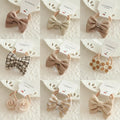 Cotton Bow Elastic Hair Ties
