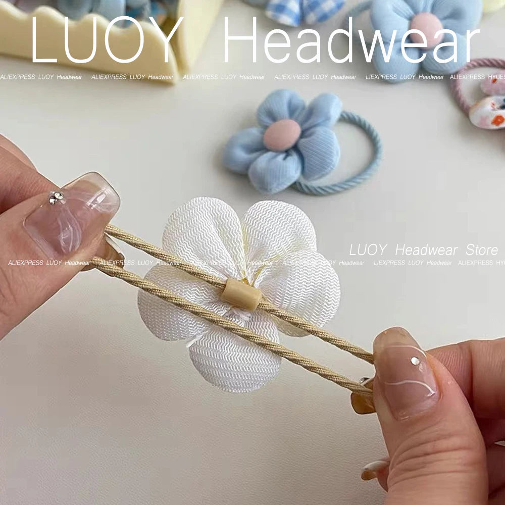 Mini Flower Hair Ties (10 Pack)