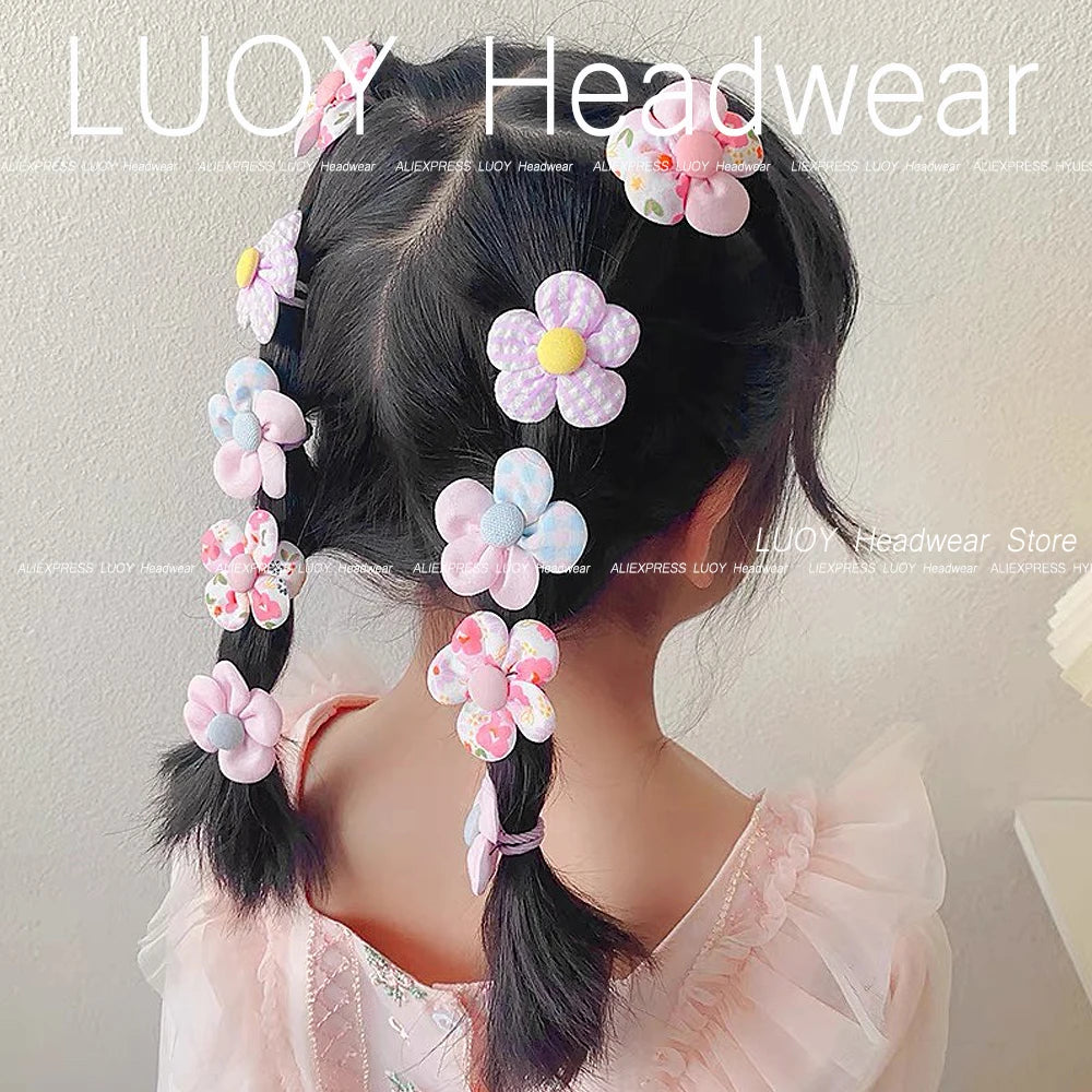 Mini Flower Hair Ties (10 Pack)