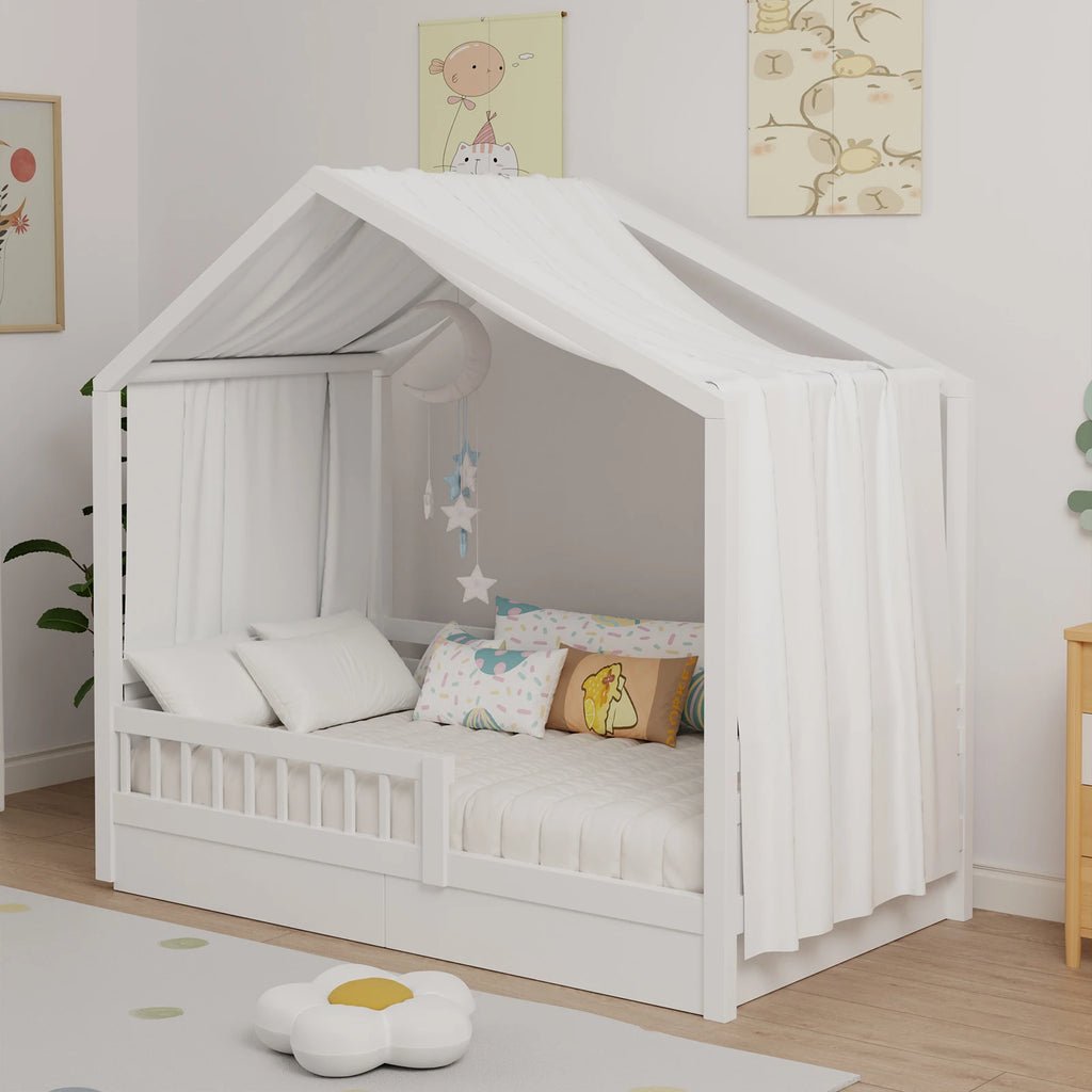 Cotton Muslin House Bed Canopy