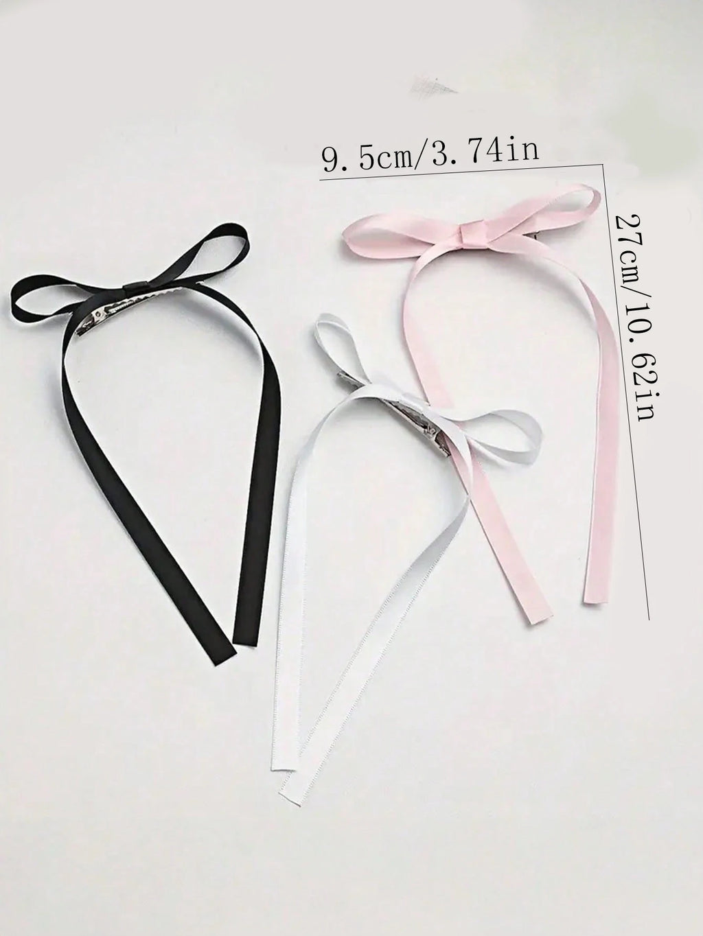 Classic Ribbon Bow Hair Clips