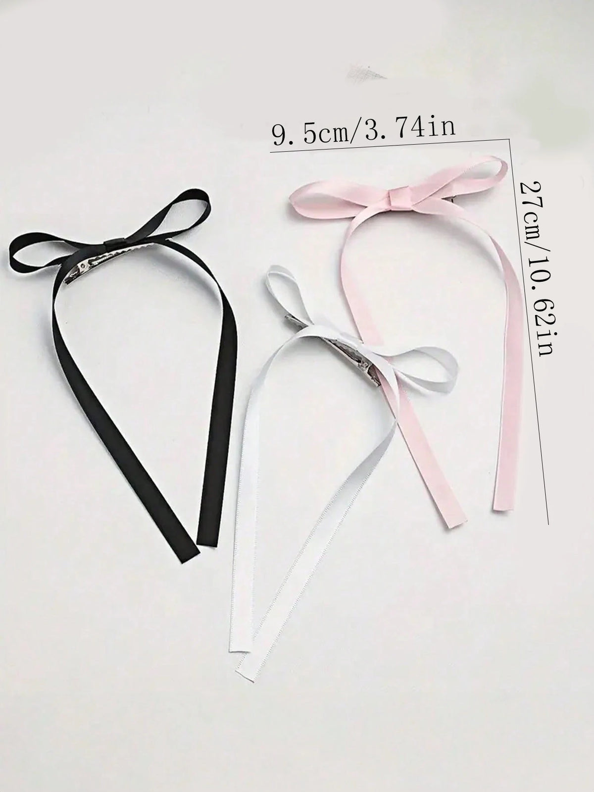 Classic Ribbon Bow Hair Clips