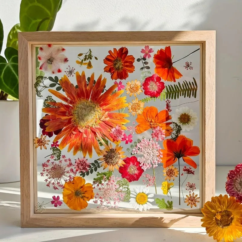 Double-Sided Wooden Acrylic Photo Frame