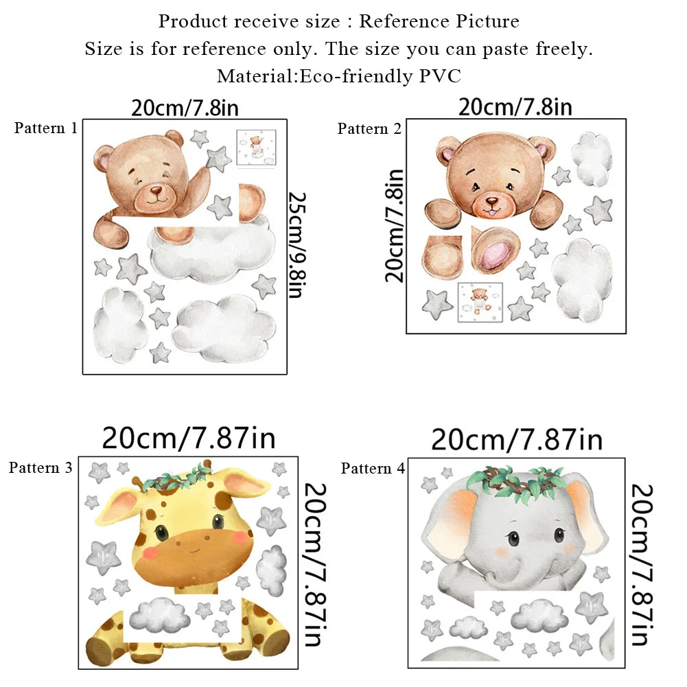 Animal Light Switch Wall Decals