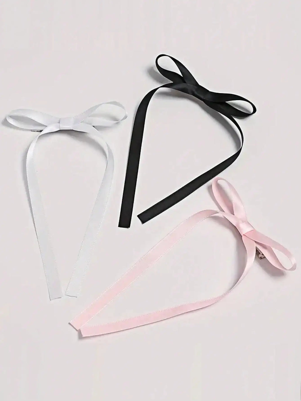 Classic Ribbon Bow Hair Clips