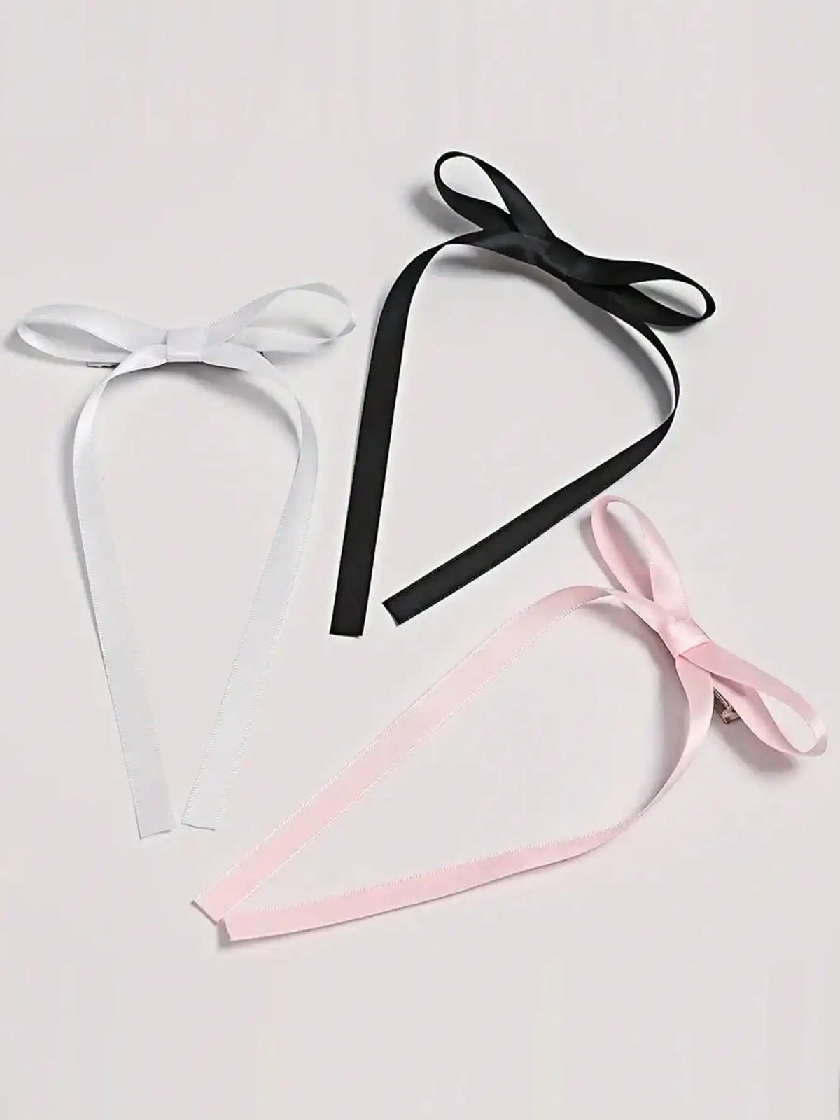 Classic Ribbon Bow Hair Clips