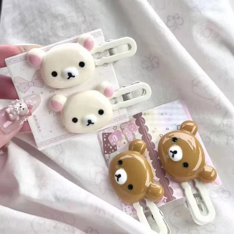 Cute Bear Hair Clips