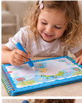 Reusable Water Magic Drawing Book in a realistic play setting